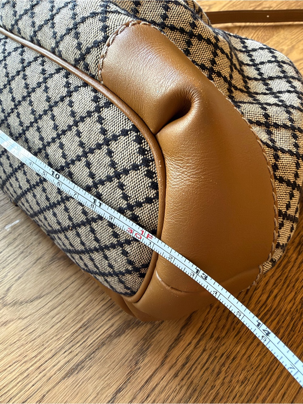 Gucci Diamante Canvas Sukey Satchel - Picture 13 of 14